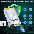 VAYALT DC 12V 83.3A 1000W Switching Power Supply, 110V/220V AC to DC Converter, Universal Regulated Switching, 12V Power Supply for CCTV Camera System, 3D Printer, LED Strip, Computer Project