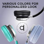 ARTIX CL750 Wired Headphones with Mic — Noise Isolating On-Ear Headphones for Computer and Laptop Wired, Plug in Corded Headphone with Wire (Foldable, Aux Jack 3.5mm)