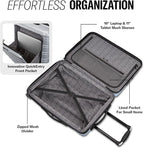 Samsonite Omni 2 Pro Hardside Expandable Luggage with Spinner Wheels, Pro Carry-on, MIDNIGHT BLACK