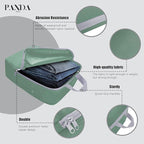 PANDA JOYS 4 Set Compression Packing Cubes Travel - Travel Accessories Expandable Packing Organizers for Carry On - Essentials Luggage Bags - Green
