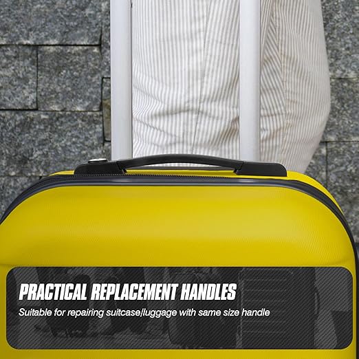Replacement Luggage Weightable Handle, Rubber Handheld Weight Scale, Luggage Handle Suitcase Strap with Graduated Mechanical Scale