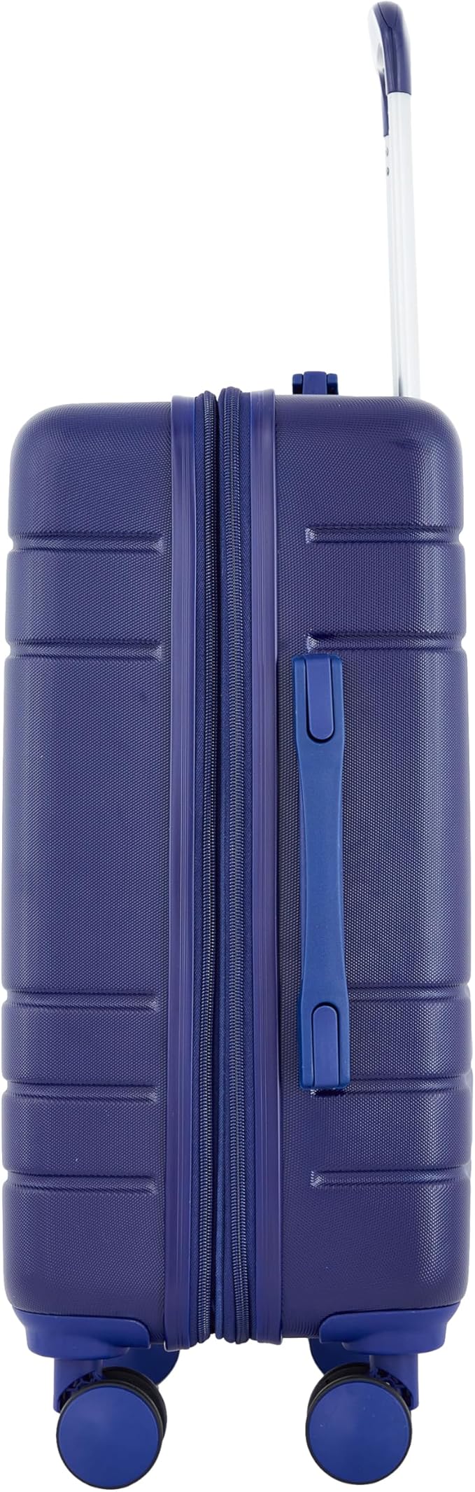 French Connection St. Martin Carry-On Luggage with Cup Holder/USB Ports, Blue Depths