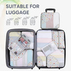 10 Set Packing Cubes for Travel, Gifts for Women Mom,Anti-Tearing Suitcase Organizer,OlarHike Vacation Essentials & Accessories for Cruise Ship