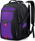 ANTERK Travel Backpack, 18.4 Inch Laptop Backpacks for Men Women, 55L Anti Theft Water Resistant College Bussiness TSA Airline Approved Work Computer Backpack, Purple