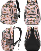 rickyh style School Backpack Travel Bag for Men & Women Lightweight College Back Pack with Laptop Compartmen