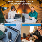 Portable Power Bank with 100W AC Outlet, 98Wh/27000mAh with 65W PD USB C, Travel Portable Battery Pack Laptop Power Bank for HP, Notebooks, MacBook1