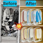 6 Pack Clear Garment Bags for Hanging Clothes 10”Gusseted, Suit Bags for Closet Storage, Hanging Plastic Clothes Cover for Coat, Dress, Fur, Shirt（24x10x40In）