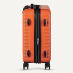 Amazon Basics 21" Hardside Carry-On Luggage with Spinner Wheels, Expandable for Up to 25% More Space, Scratch-Resistant Hardshell Suitcase, Telescoping Handle, Orange