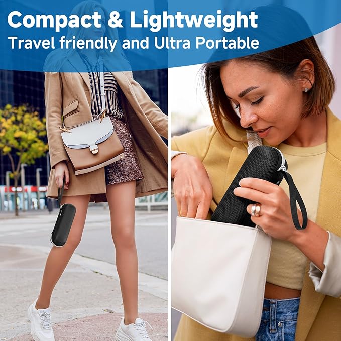 for Anker 25,000mAh Laptop Power Bank Compact Travel Case, EVA Protective Storage Box with Hand Strap Compatible with Anker Zolo A1695 Power Bank 25K 165W (Black Case Only)