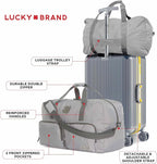 Lucky Travel Duffel Bags 65L, Gym Bag, Travel Bag & Large Duffle Bag for Men, Foldable Overnight Weekender Bags for Women & Men with Adjustable Shoulder Strap,