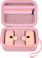 casmilee Portable Charger Power Bank Case for 2PCS Swyop/for Feob/for Charmast/for JEJILL/for LanLuk/for VEGER/for iWALK/for Taegila/for Kuulaa and More Small Charging Battery Pack - Bag Only (Pink)