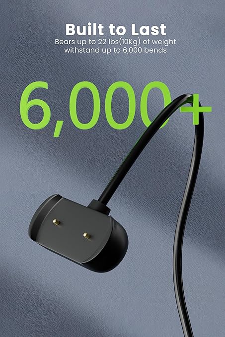 3.3ft Charger for Amazfit Bip 5,Bip 3,Bip 3 Pro,Bip U,GTS 4 Mini,GTS 2,GTS 2 Mini,GTR 2,GTR Mini/2e,T-Rex Pro,Active,USB Replacement Smart Watch Charger for Amazfit Accessories