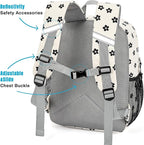 STEAMEDBUN Corduroy Toddler Backpack for Girls Boys 2-4, Kids Preschool Backpack for Kindergarten - Flower