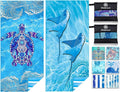 Widdonen Microfiber Lightweight Beach Towel Sand Free Quick Dry Absorbent Thin Compact Towels for Swimming Pool Camping Beach Accessories Large Easy Pack Travel Things for Vacation Essentials Gift