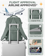 Travel Backpack for Women Airline Approved Carry on Backpack for Airplanes Mochila De Viaje Spirit Airlines Personal Item Bag 18x14x8 Personal Item Travel Bag Backpack for Traveling on Airplane