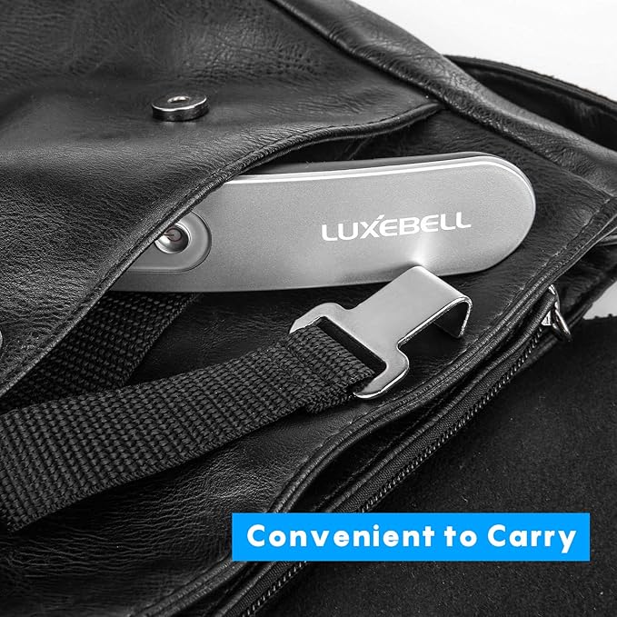 Digital Luggage Scale Vacation Travel Essentials Accessories Gifts for Traveler Portable Suitcase Handheld Weight Scale 110 lbs Hanging Baggage Travel Must Haves