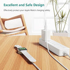 2Pack for Apple Watch Charger Cable, Magnetic Fast Charger to USB-C Cable 3FT(1m), Wireless Fast iWatch Charger Portable Compatible with iWatch Ultra/Series 9/8/7/6/SE/SE2/5/4/3/2/1, White