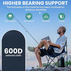 4 Pack Folding Camping Chairs for Adults, Foldable Portable Beach Chairs with Carry Bag & Cup Holder, Compact Design for Camping, Beach, Picnics, and Fishing Supports 300LBS（Navy）
