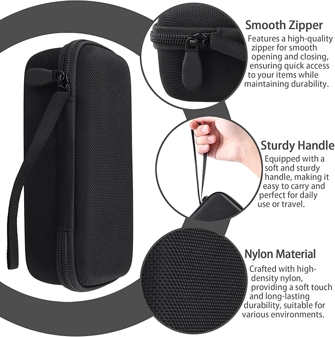 co2CREA for Anker Prime 26,250mAh Power Bank, Hard Travel Case Compatible with Anker A110A 300W Portable Charger, Case Only (Black Case)