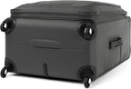 Travelpro Maxlite 5 Softside Expandable Luggage with 4 Spinner Wheels, Lightweight Suitcase, Men and Women, Shadow Grey, Checked-Large 29-Inch