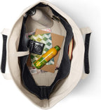 Lands' End Open Top Canvas Tote Bag