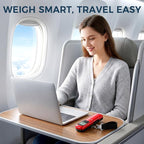 BAGAIL Digital Luggage Scale, 110lbs Hanging Baggage Scale with Backlit LCD Display, Portable Suitcase Weighing Scale, Travel Luggage Weight Scale with Hook, Strong Straps for Travelers