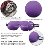 PrettyCare 3D Sleep Mask 2 Pack, Eye Mask for Side Sleeper - 3D Contoured Sleeping Mask Block Out Light for Men Women- No Eye Pressuer Night Masks with Ear Plugs & Travel Bag (Black＆Purple)