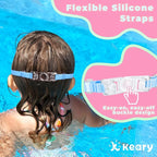 Keary 2 Pack Kids Swim Goggles for 3-15 UV Protection Anti-Fog Pool Water Swimming Goggles For Boys Girls Youth Toddler