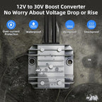 Starlink Mini Cable Car Adapter with Step Up Converter, 12V Power Cable with Cigarette Lighter Plug, 10-28V to 30V 3.5A Conversion Kit for Truck RV No Worry About Voltage Drop or Rise