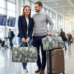 Lucky Travel Duffel Bags 85L, Gym Bag, Travel Bag & Large Duffle Bag for Men, Foldable Overnight Weekender Bags for Women & Men with Adjustable Shoulder Strap, Camo