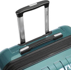 DELSEY PARIS Helium Aero Hardside Expandable Luggage with Spinner Wheels, Metallic Green, 2-Piece Set (21/28)