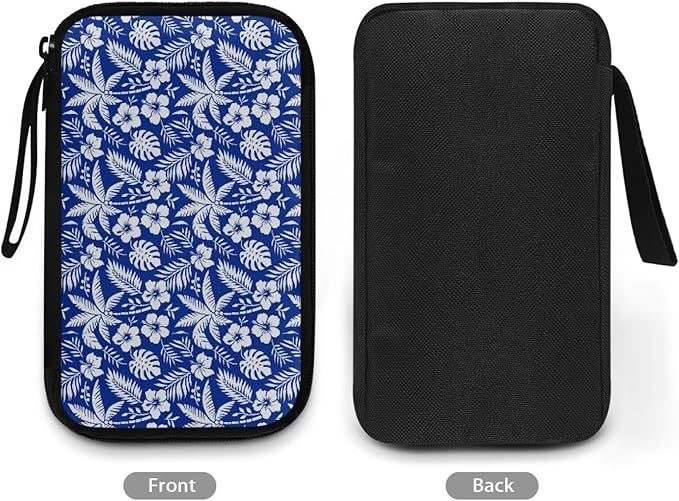 Tropical Flowers Electronic Organizer Travel Cable Organizer Bag Portable Pouch Electronic Accessories Carry Case for Tech Accessory Phone Power Bank Cable Cord Charger