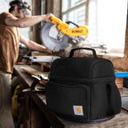 Carhartt Camping Cooler,Worksite Lunchbox,Soft Shell Lunch Bag for Construction Sites,Work and Everyday Use,Black,(Pack of 8)
