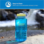Nalgene 32 oz Wide Mouth Water Bottle | BPA-Free, Durable & Leak Proof, Lightweight Bottle for Hiking & Gym, Work & Travel