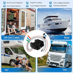 Starlink Mini Power Supply Starlink Mini 12V Adapter 12V/24V to 30V 3.5A, Waterproof DC Step Up Converter with Female Plug 9-28V Input for RV/Off-Grid/Marine, Starlink Mini Accessories