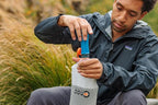 Vecto Water Collection and Filtration Bag (2L, 3L) - 28mm Neck Compatible with Popular Filters - Wide Opening for Easy Water Collection - Lightweight, Compact, Durable Tethered Cap and Slider