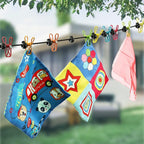Retractable Portable Clothesline for Travel, Clothing line with 12 Clothes Clips, for Indoor Laundry Drying line, Outdoor Camping Accessories