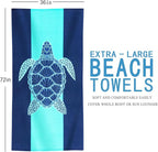 6 Packs Oversized Terry Beach Towel Set 36 x 72 Thin Extra Large Big Soft Bulk Towels Blanket Clearance XL Travel Adult Pool Camping Swim Essentials Cruise Accessories Must Haves Vacation Necessities