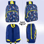 Trail maker 15 Inch Kids Backpacks for Boys & Girls | Preschool, Kindergarten, Elementary School Backpacks with Adjustable, Padded Straps (Seafaring Sharks)