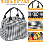 Bluboon Lunch Box for Women Cute Lunch Bag Reusable Insulated Lunch Bags Large Capacity Lunchbox Cooler for Work Picnic or Travel