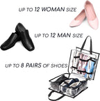 Shoe Travel Bag for Shoes - Travel Shoe Organizer - Portable Luggage Shoes Carrier Sneaker Bag - Shoe Storage Case