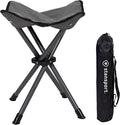 Stansport Apex Fold-Up Stool (G-140) - Black/Grey, Portable and Lightweight Stool for Camping, Fishing, Hiking, Backpacking and More - 300 lbs weight capacity