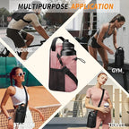 Magnetic Gym Bag for Women and Men, Magnetic Water Bottle Holder with Strap and Phone Pocket