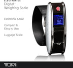 TUMI Scale - Portable, Handheld Digital Luggage Scale - Suitcase Scale Weighs Pounds & Kilograms - Holds up to 100 Lb - Gun Metal/Black