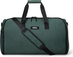 Halfday Convertible 2-in-1 Garment Duffel Weekender Bag 45L: Wrinkle-Free Travel (Hanging Suit Compartment, Shoe Pockets, Trolley Sleeve), Durable & Water-Resistant Carry-on, Hunter