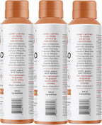 Grand Tongo Citrus + Sandalwood Insect Repellent, 12-Hour Mosquito & Tick Protection, Picaridin-Based, Water-Based, Lightweight, Quick-Drying, Vanishing Scent, DEET Alternative, Face & Body Use,3 Pack