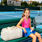 BLUBOON Duffle Bag Girls Kids Cute Gym Bag with Shoes Compartment & Wet Separation Waterproof Sports Overnight Travel Bag