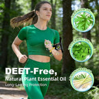 BuggyBands 12 Pack Mosquito Repellent Bracelets for Adults & Kids, Individually Wrapped, DEET Free, Natural and Waterproof Band