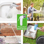 KEDSUM Portable Shower, Portable Camp Shower Pump with Rechargeable Battery, Portable Shower for Camping, Portable Outdoor Shower Head for Camping, Hiking, Traveling(+ Handheld Sprayer)