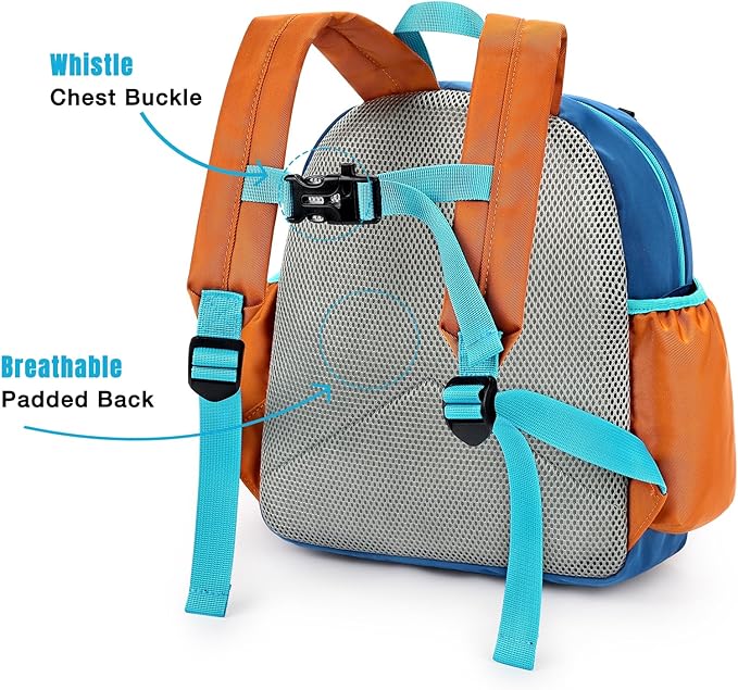 STEAMEDBUN Toddler Backpack for Boys 2-4: Kids Backpack Boys Girls - Preschool Kindergarten Daycare Backpacks - 12 inch